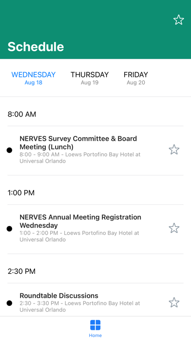 How to cancel & delete NERVES Annual Meeting from iphone & ipad 2