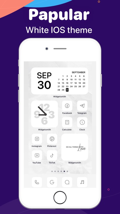 Colorful Widget go home screen screenshot-8