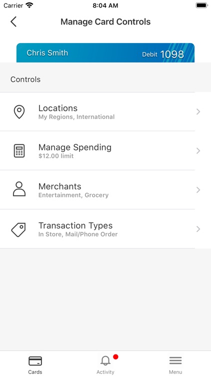 1st Advantage Card Manager