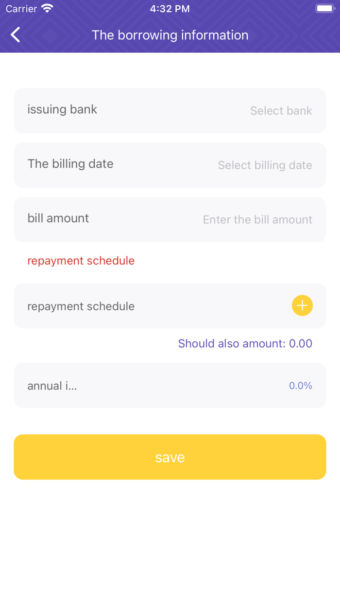 account statistics reminder