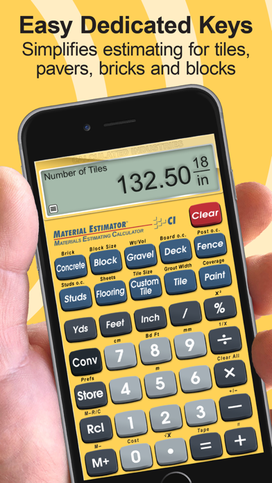 Material Estimator Calculator iphone images