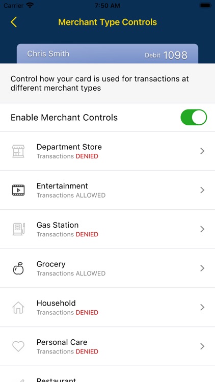 Nevada Bank&Trust Card Manager screenshot-3