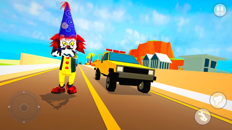 Clown Gangster Crime City Hero