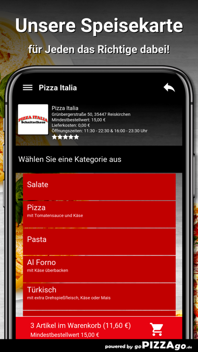 Pizza Italia Reiskirchen screenshot 4