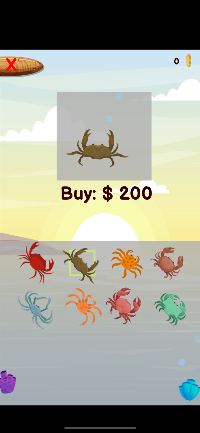 Crab - Survival on the beach