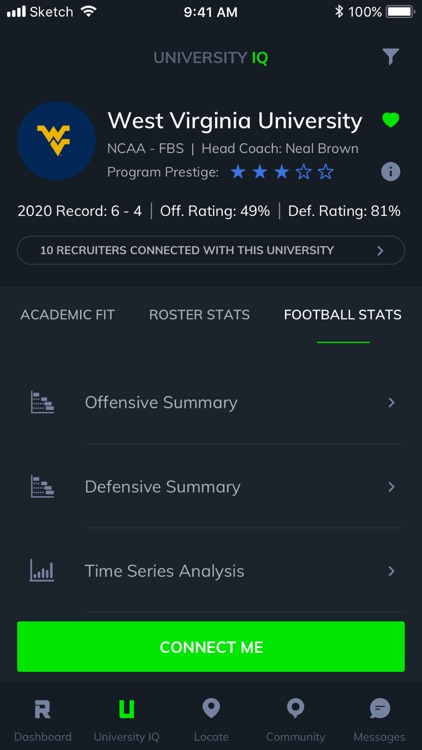 ROUTE College Football Recruit screenshot-4