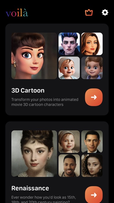 Editor Voilà AI Artist - Descargar APK para Android gratuit [Última