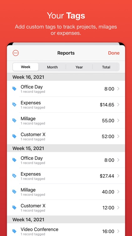 WorkTimes - Hours Tracker screenshot-5