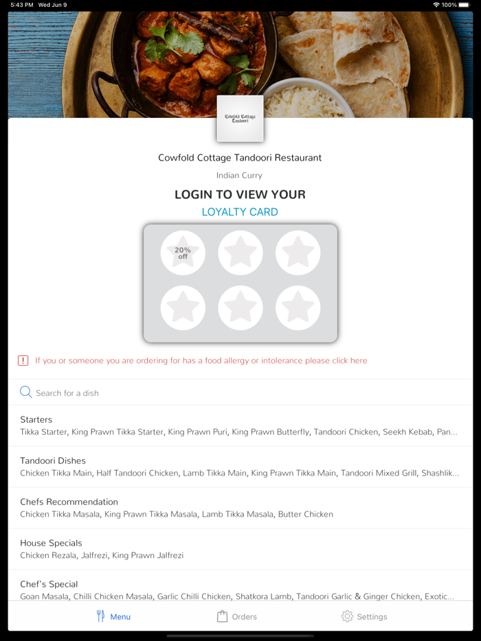 Cowfold Cottage Tandoori