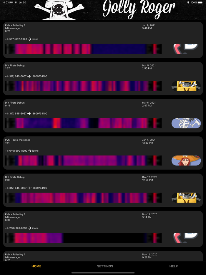 Jolly Roger Captains Log