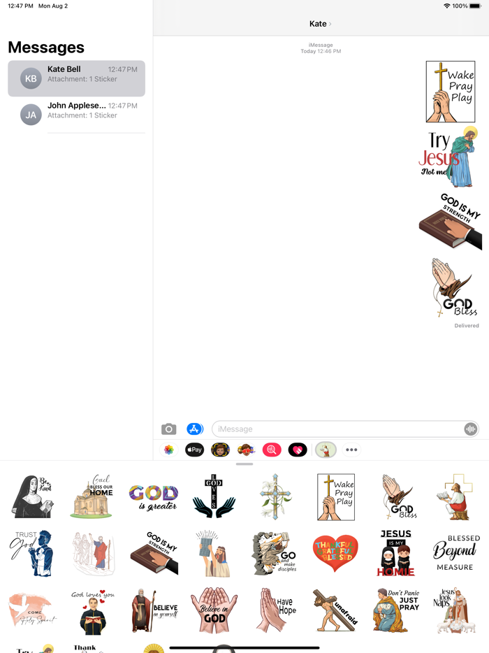 God Bless You Stickers