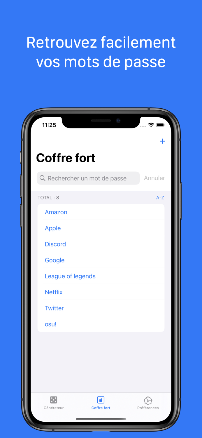lockd - Mots de passe forts