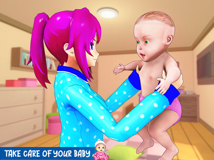 Anime Pregnant Mother Baby Sim