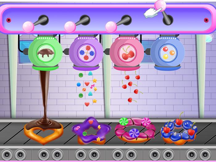 甜甜圈制造商工厂