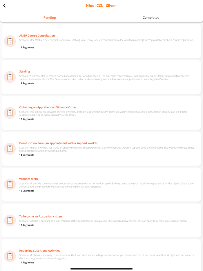 CCLApp - ORE NAATI CCL COACH