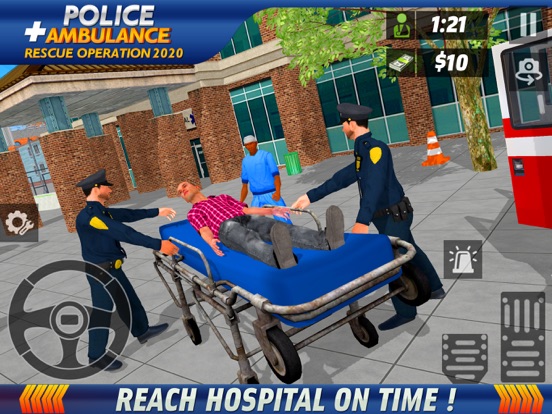 Police Ambulance Driving Games screenshot 4