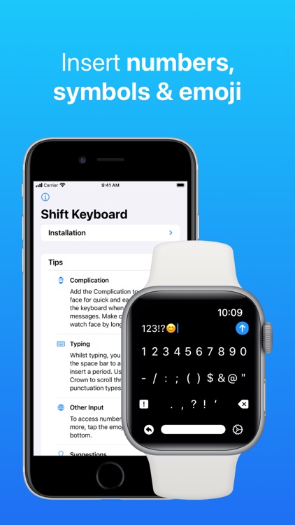 Shift Keyboard for Apple Watch screenshot-3