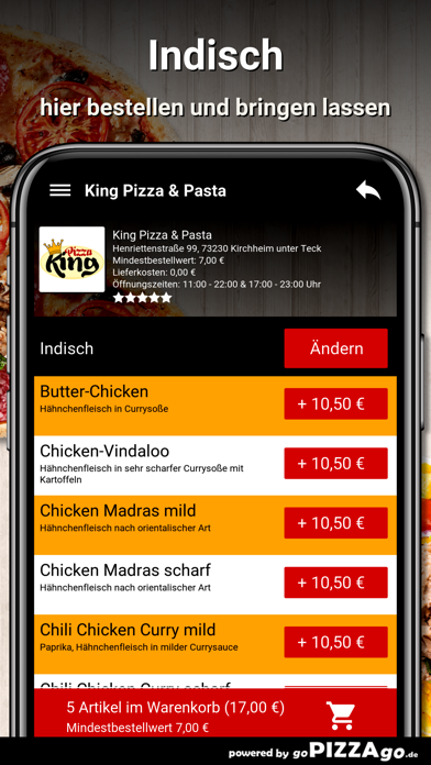 King Pizza & Pasta Kirchheim screenshot 6