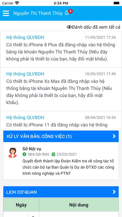 QLVBĐH Bình Thuận