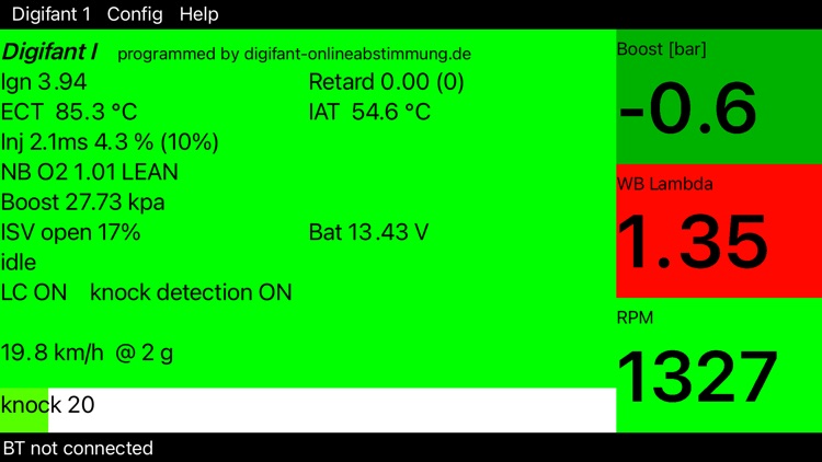 Digifant 1 live data