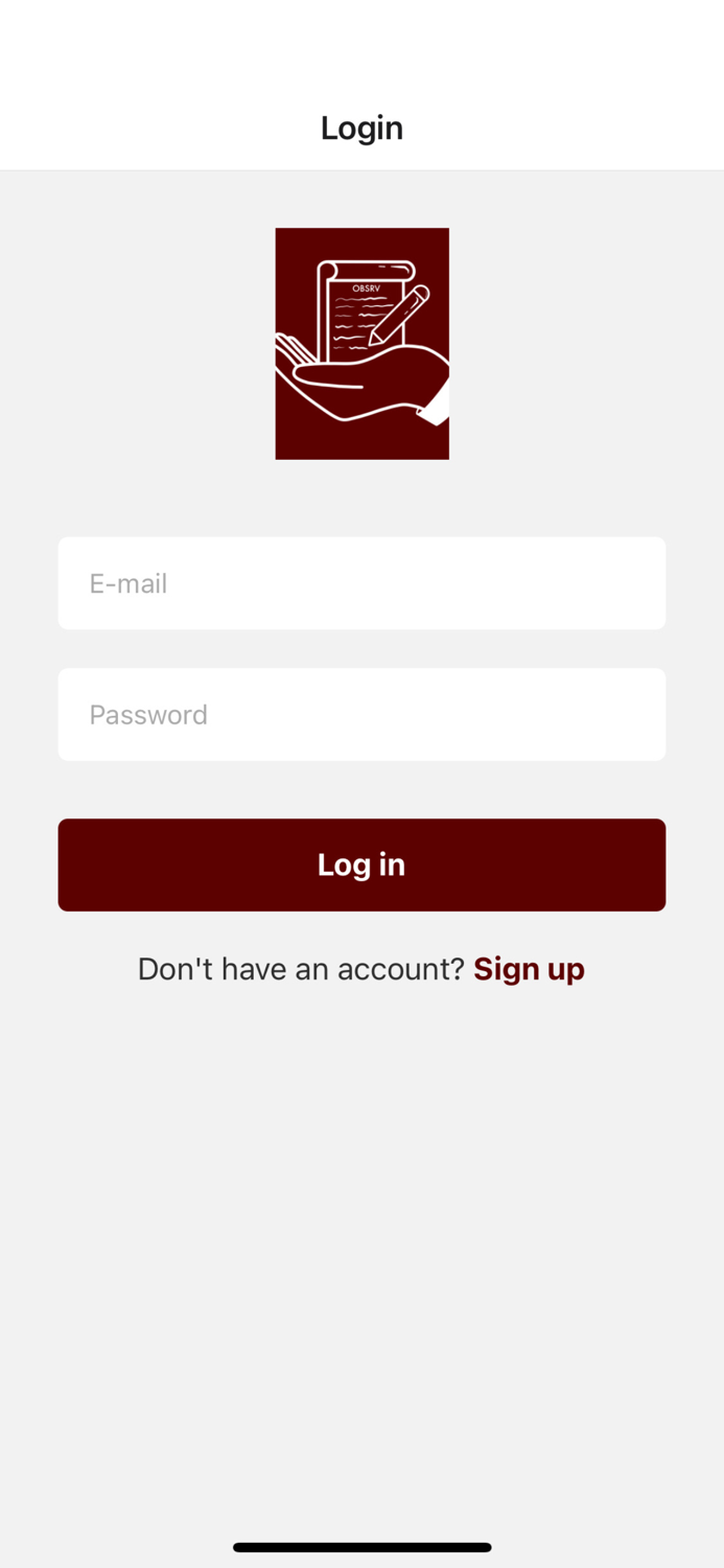 OBSRV - Personal Notes