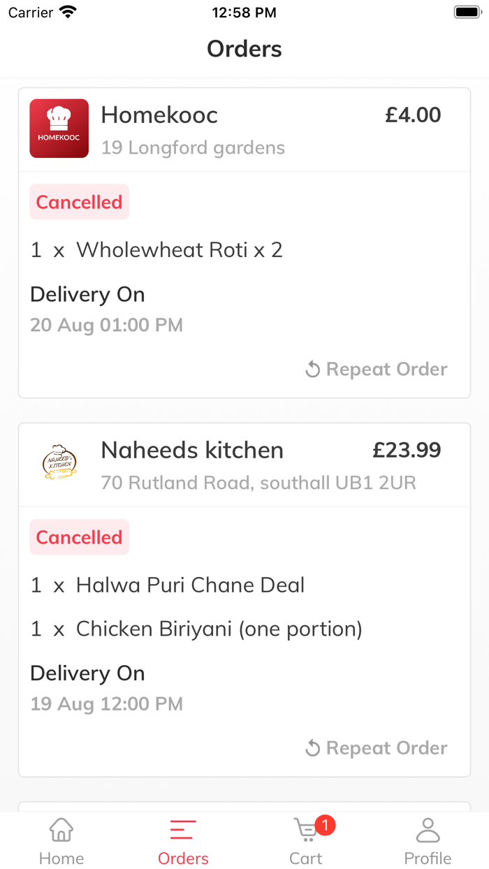 Homekooc - Homemade Food