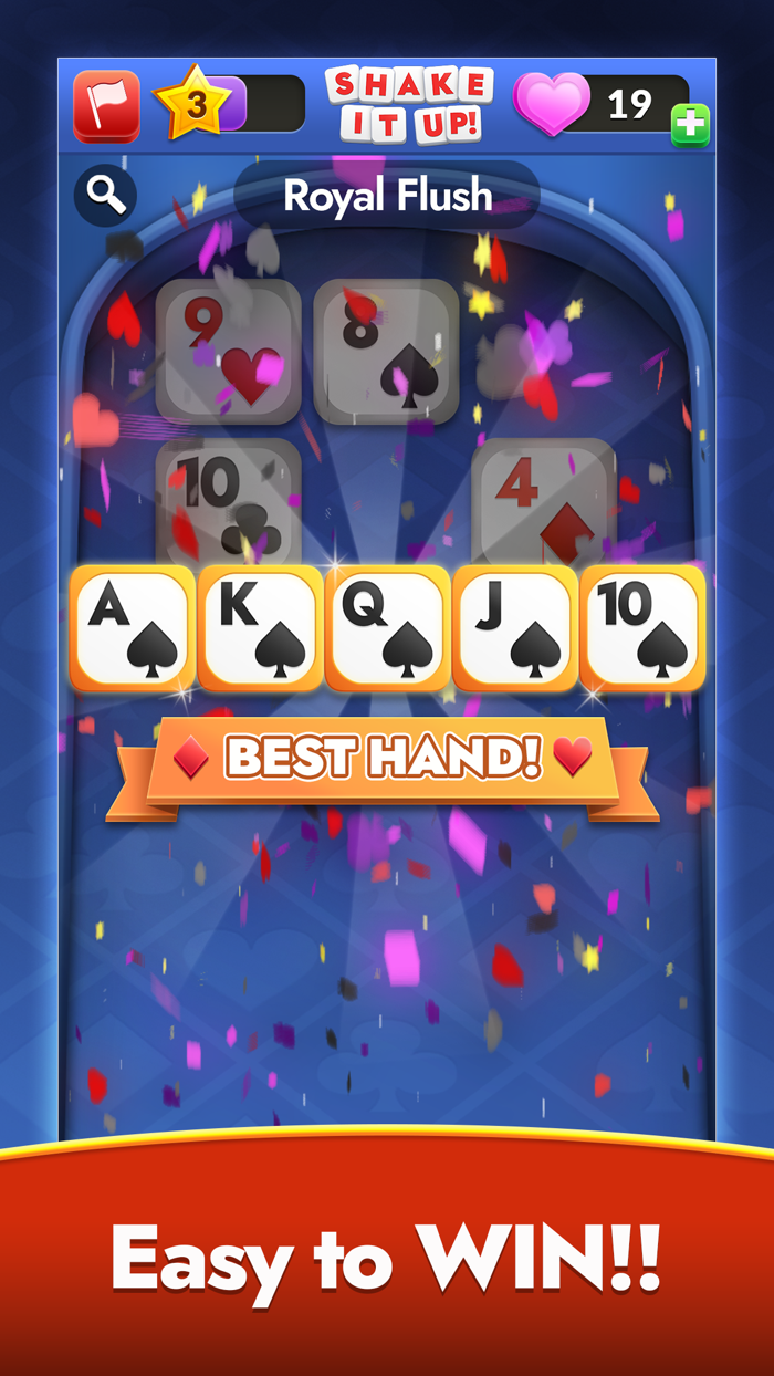 SHAKE IT UP Cards on Dice