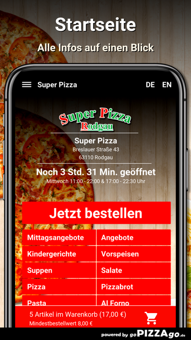 Super-Pizza Rodgau screenshot 2