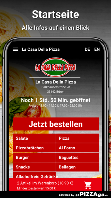 La Casa Della Pizza Büren screenshot 4