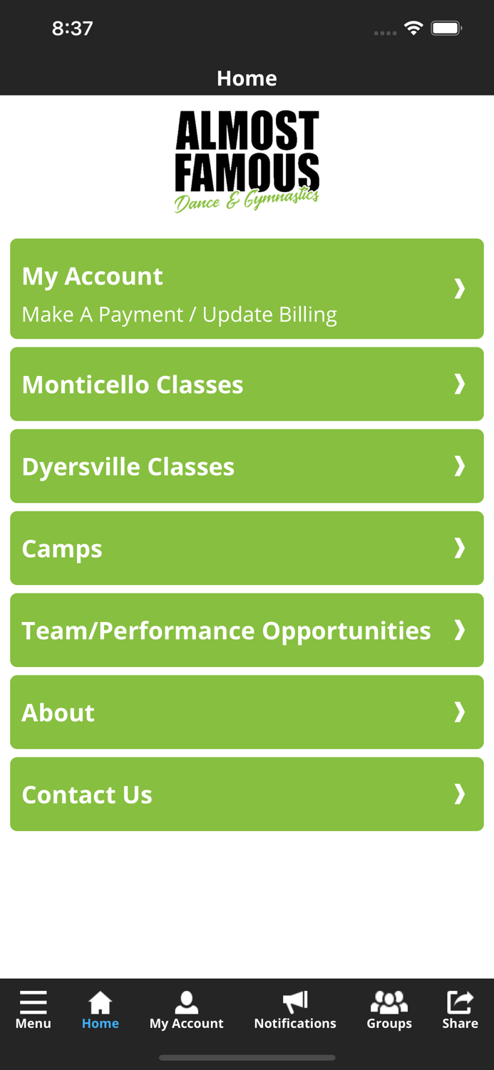 Almost Famous Dance  Gym