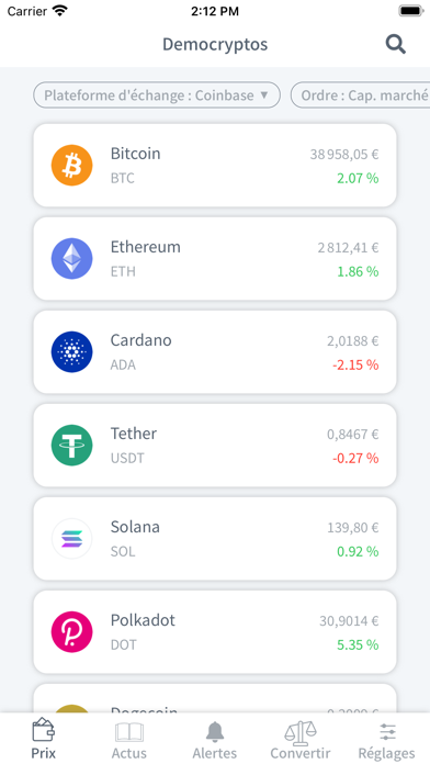 Demo Cryptos - News & Alertes Demo Cryptos - News & Alertes