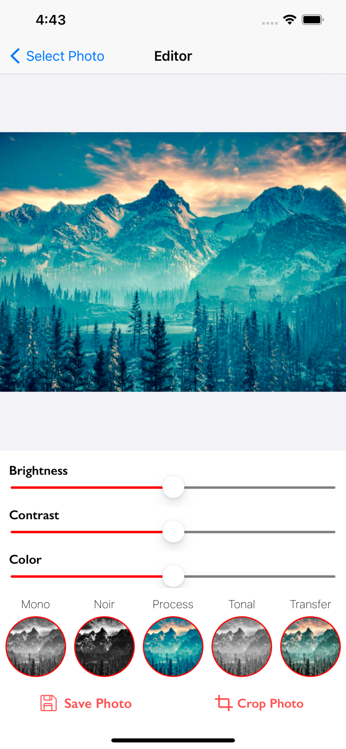 Photo Filter With Cropper