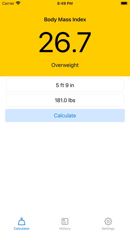 BMI Calc - Body Mass Index screenshot-8