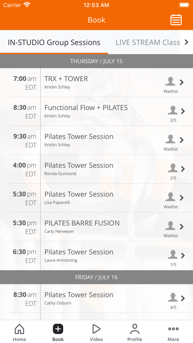 Core Sport Pilates screenshot 2