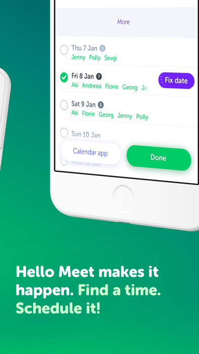 HelloMeet: Group Scheduling screenshot 3