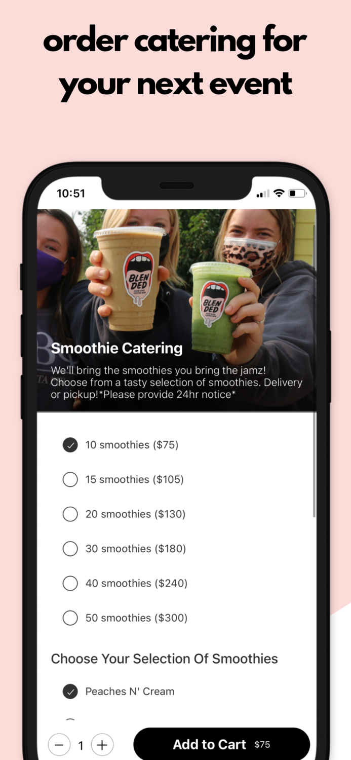 Blended Juice and Coffee