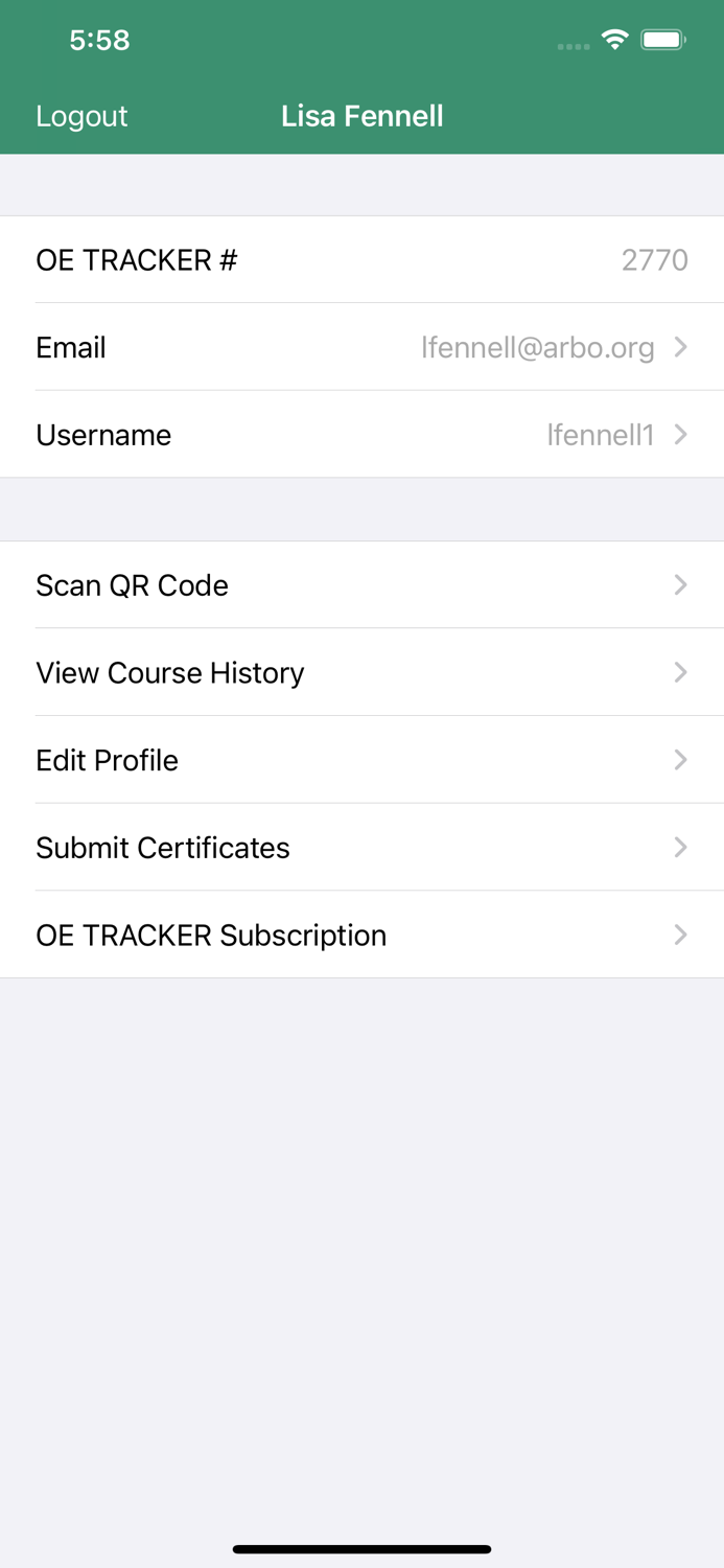 OE TRACKER attendance app