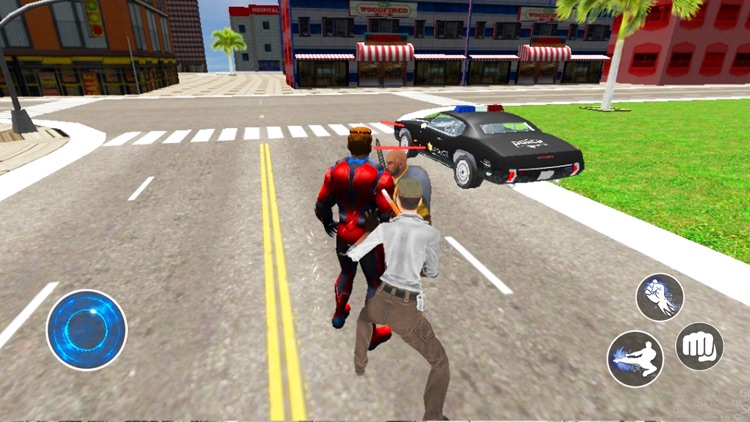 Superhero Flying Robot Boy 2 screenshot-3