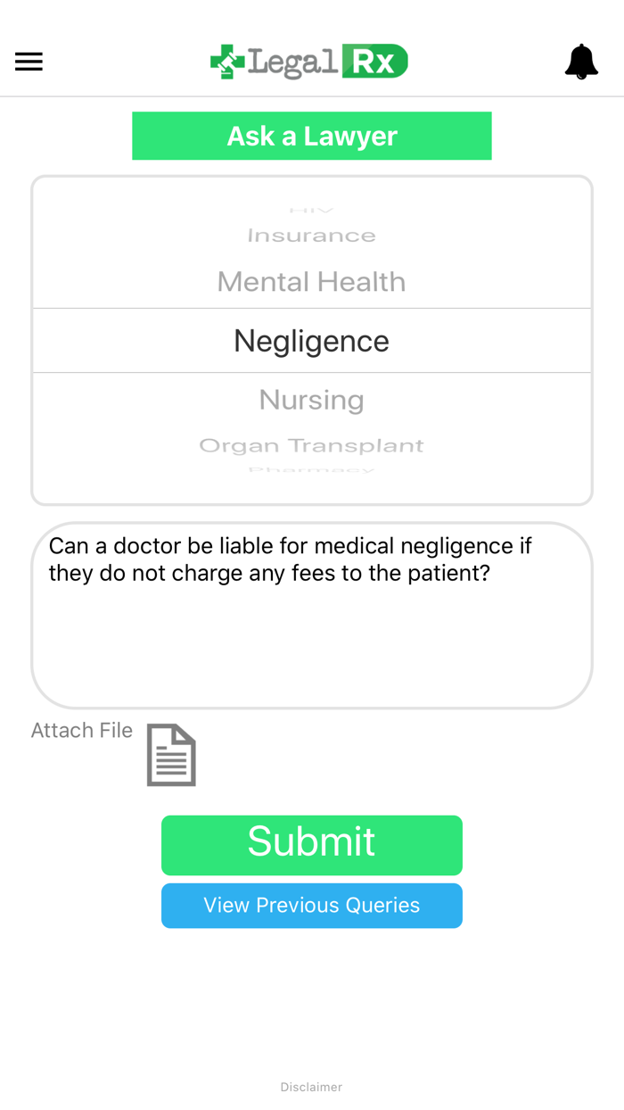 Legal Rx App