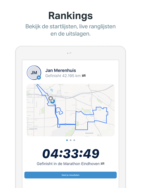 Marathon Eindhoven iPad app afbeelding 4