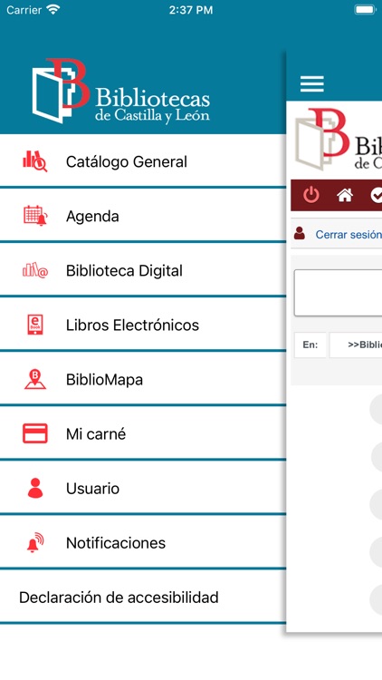 Bibliotecas Castilla y León screenshot-4