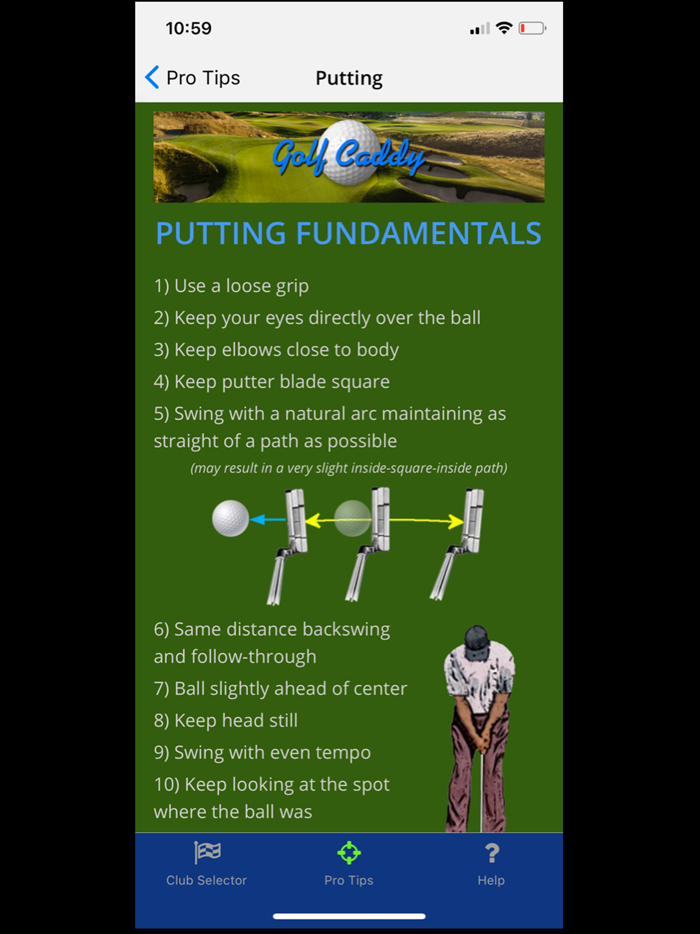 Golf Caddy Personal Assistant