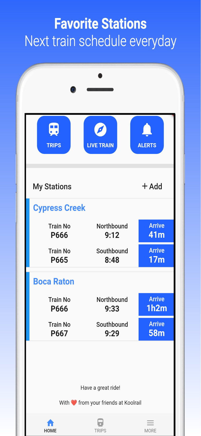 Koolrail - Tri Rail App Today