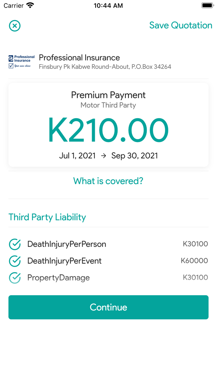 Gari Motor Insurance