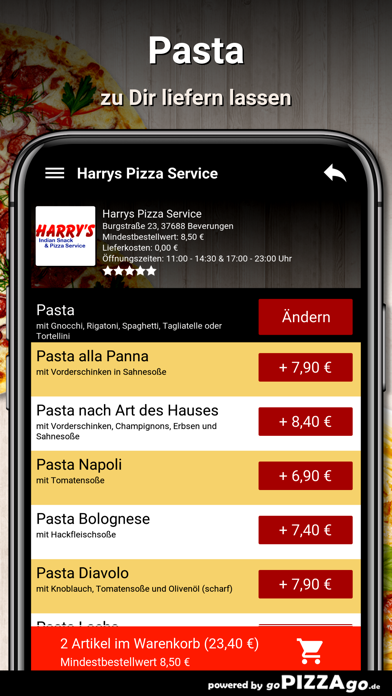 Harrys Pizza Beverungen screenshot 5
