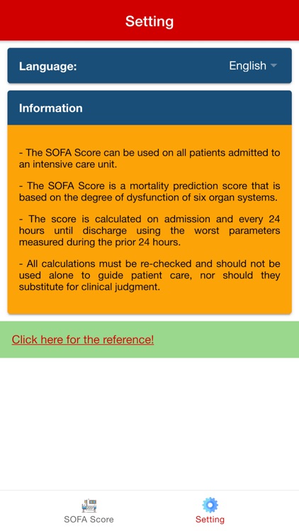 SOFA Score Calculator Pro