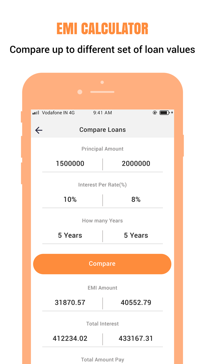 EMI Calculator  Loan Manager