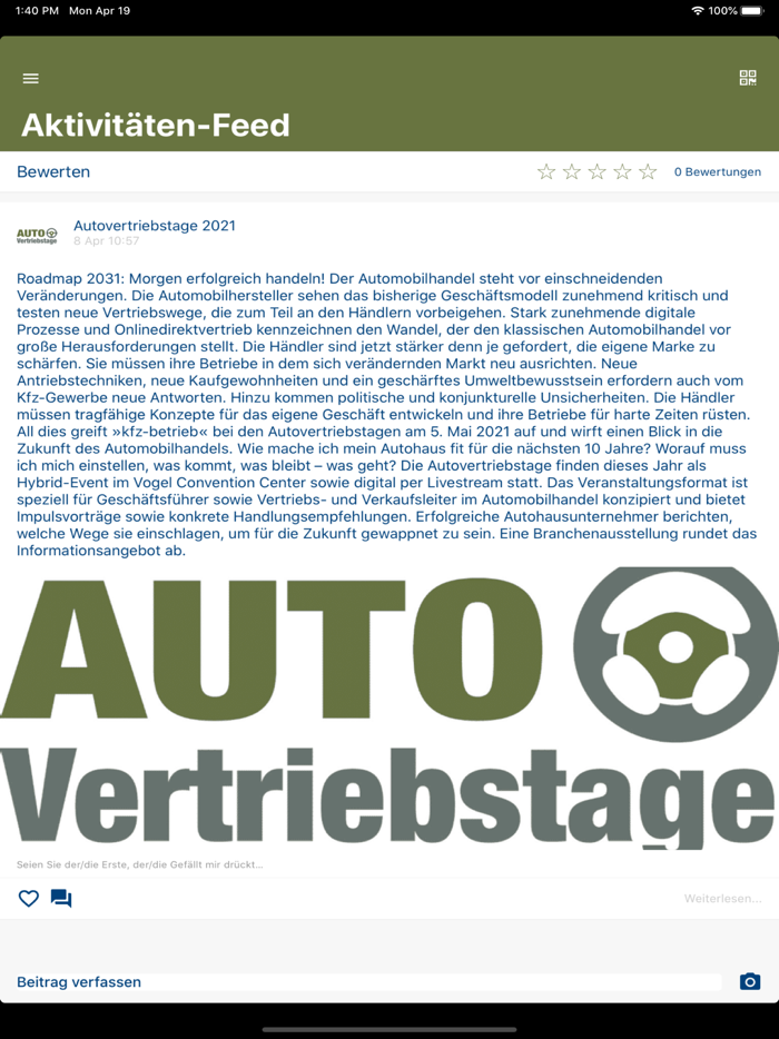 Autovertriebstage 2021