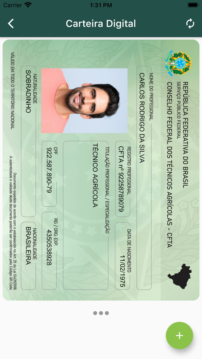 Carteira Digital do CFTA