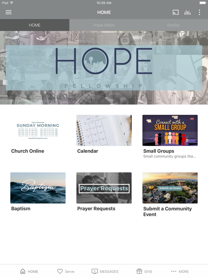 HOPE FELLOWSHIP KNOXVILLE